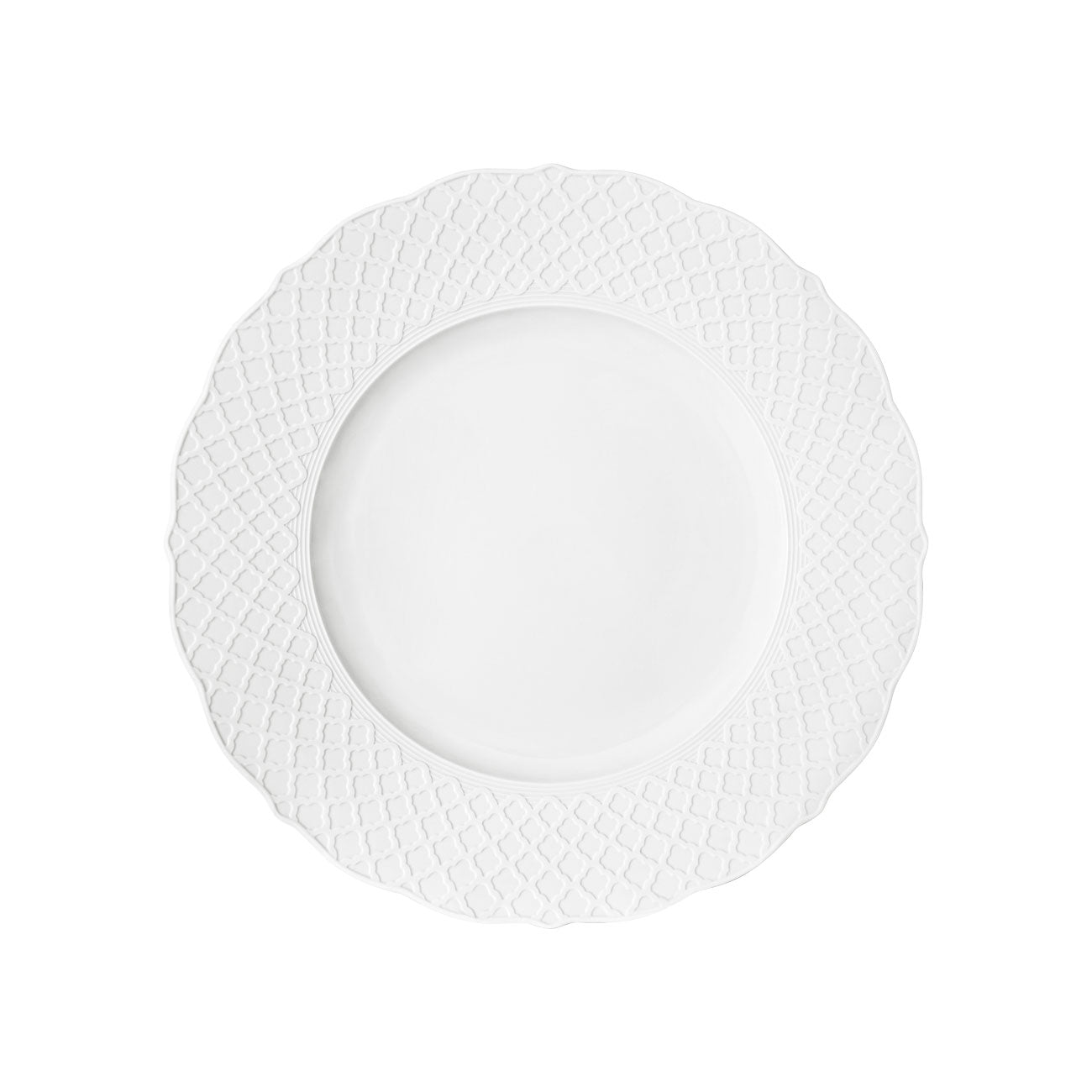 Empire White Dinner Plate - Hosted by Kelly Gaudreau