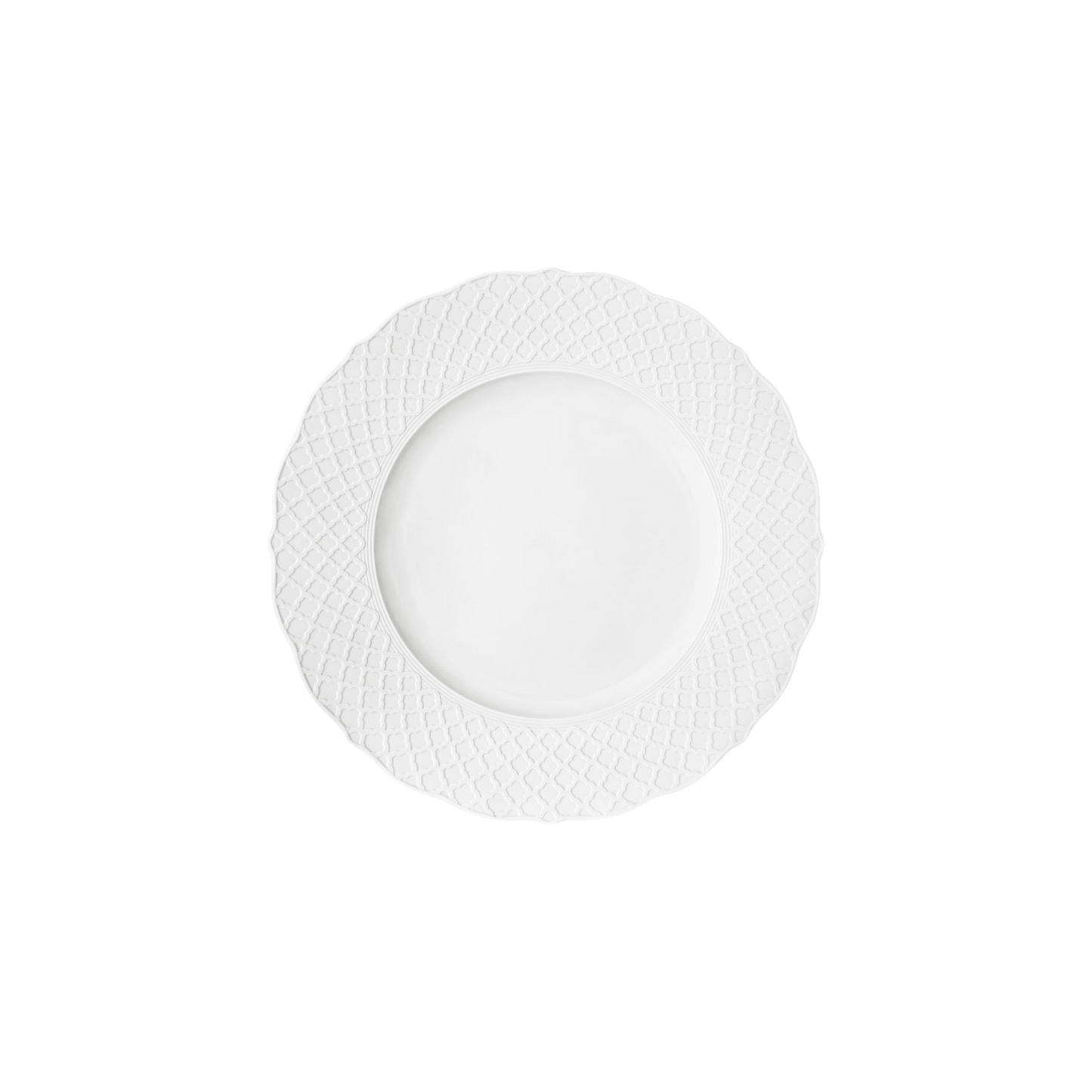 Empire White Dinner Plate - Hosted by Kelly Gaudreau