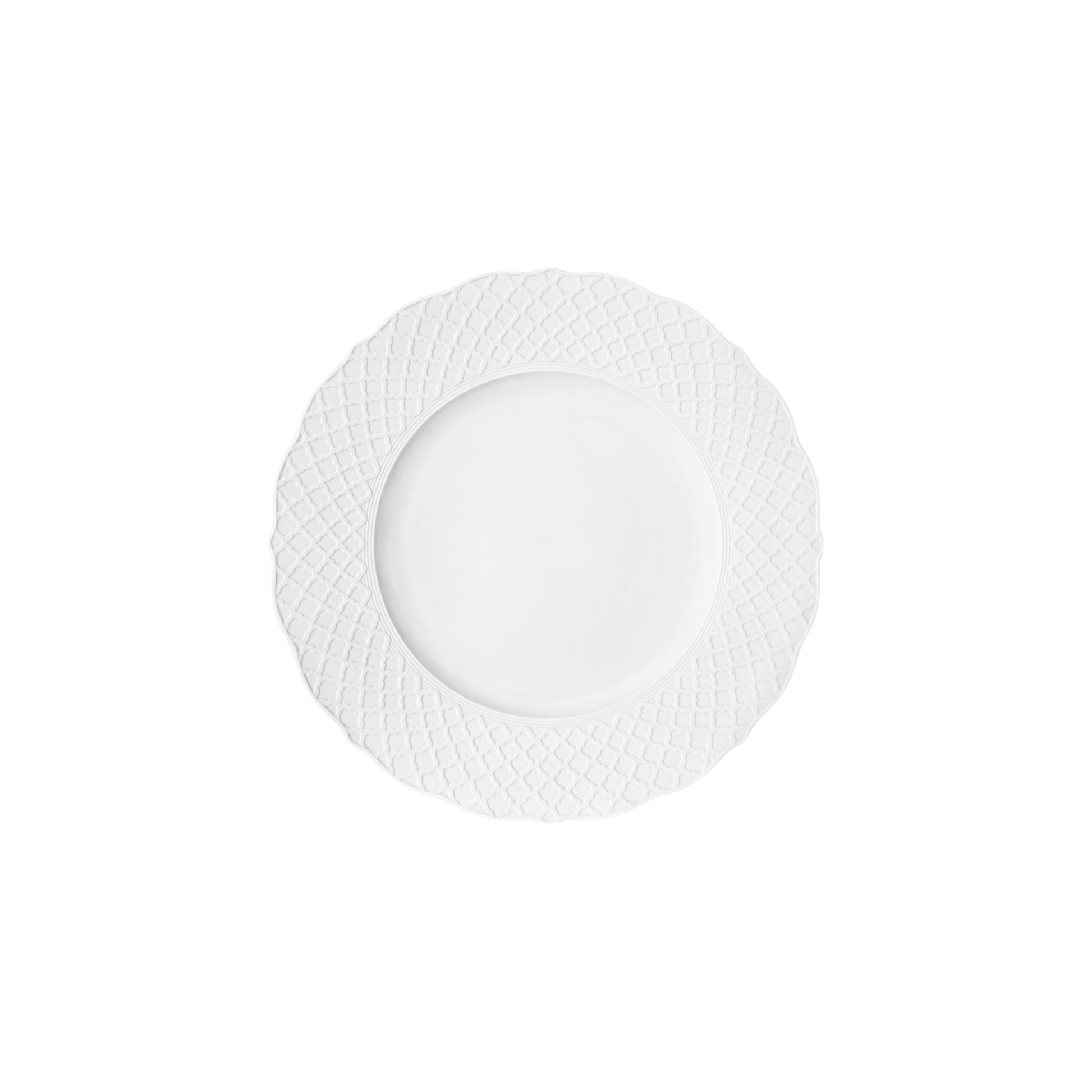 Empire White Dinner Plate - Hosted by Kelly Gaudreau