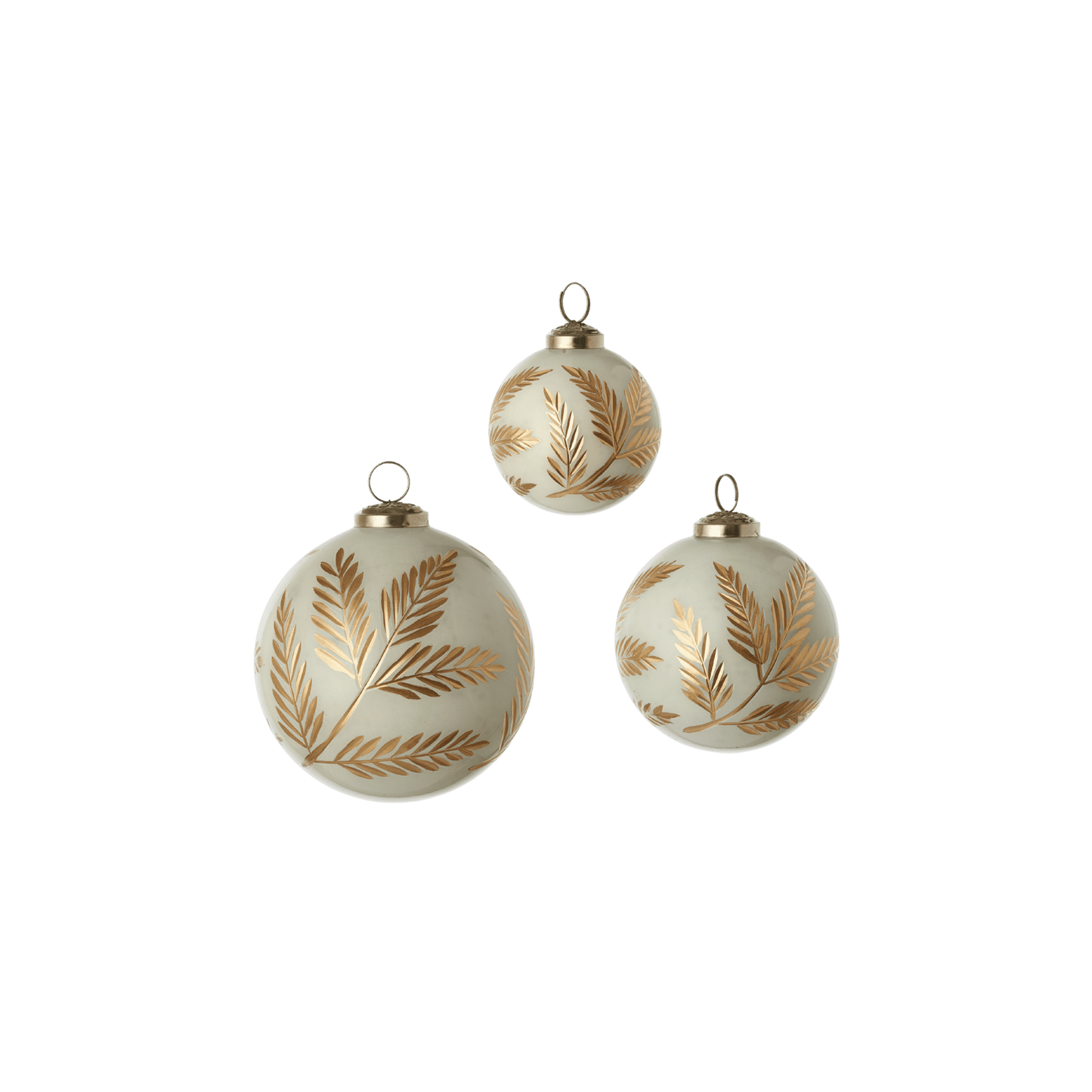 Etched Ball Ornaments - Set of 3 - Hosted by Kelly Gaudreau