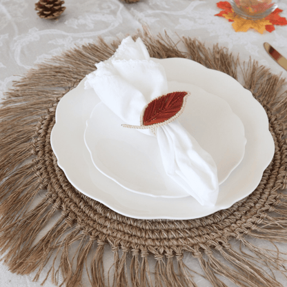 Fall Leaf Napkin Ring - Hosted by Kelly Gaudreau