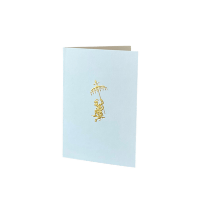 Fancy Monkey Gift Enclosure Card - Folded, Pack of 6 - Hosted by Kelly Gaudreau