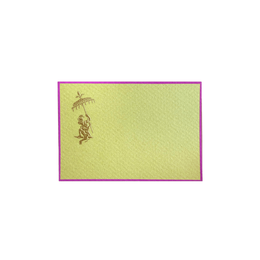 Fancy Monkey Gift Enclosure Card - Pack of 6 - Hosted by Kelly Gaudreau