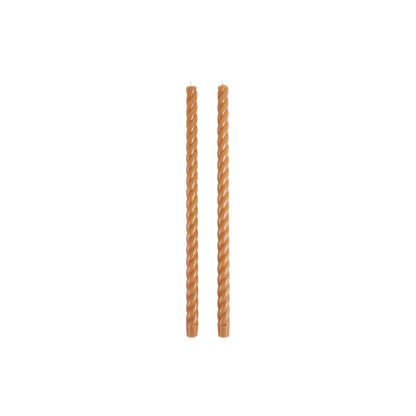 Fancy taper candles in Miel - Hosted by Kelly Gaudreau