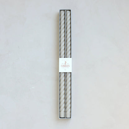 Fancy taper candles in Parchment - Hosted by Kelly Gaudreau