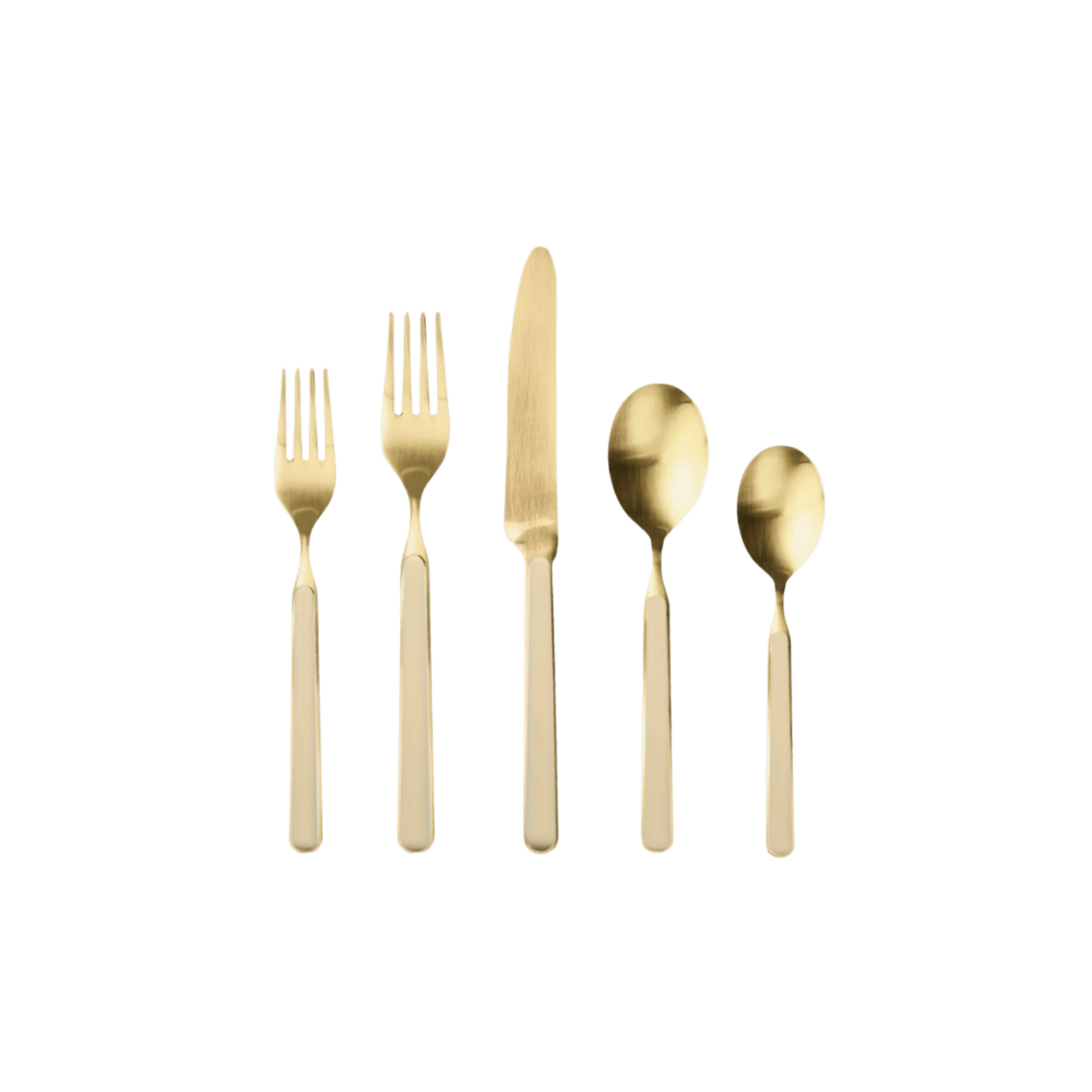 Fantasia Ice Gold Stainless Steel 5 Piece Place Setting - Hosted by Kelly Gaudreau