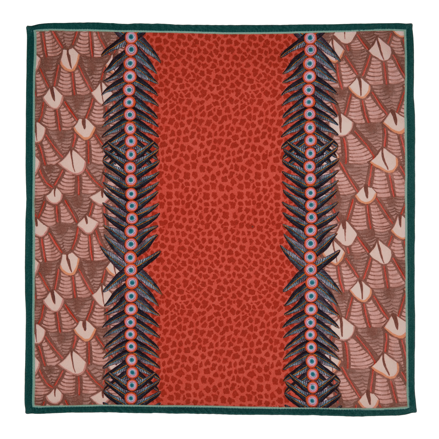 Feather Napkins in Coral - Set of 2 - Hosted by Kelly Gaudreau