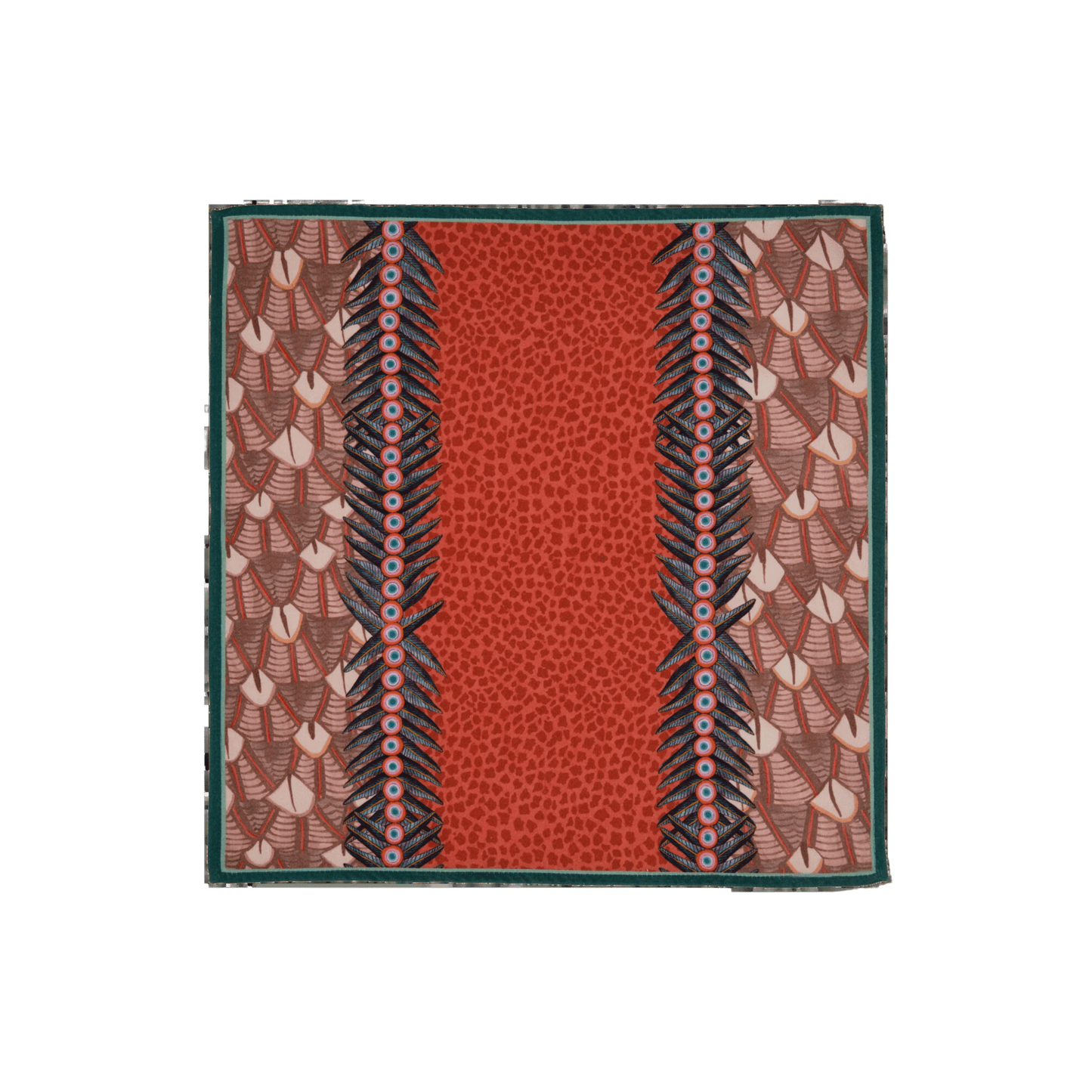 Feather Napkins in Coral - Set of 2 - Hosted by Kelly Gaudreau