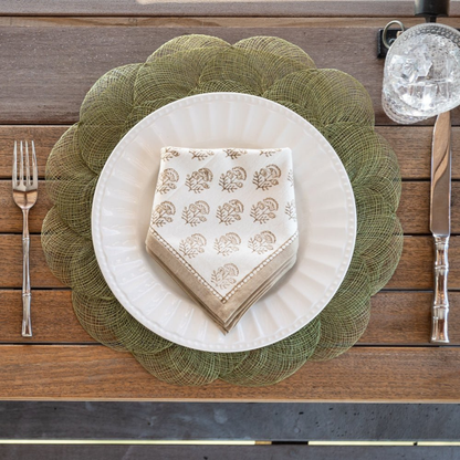 Woven Cloud Placemats - Set of 4
