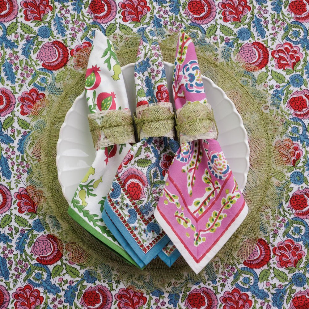 Fern Poplar Leaf Napkin Rings Set of 4 - Hosted by Kelly Gaudreau