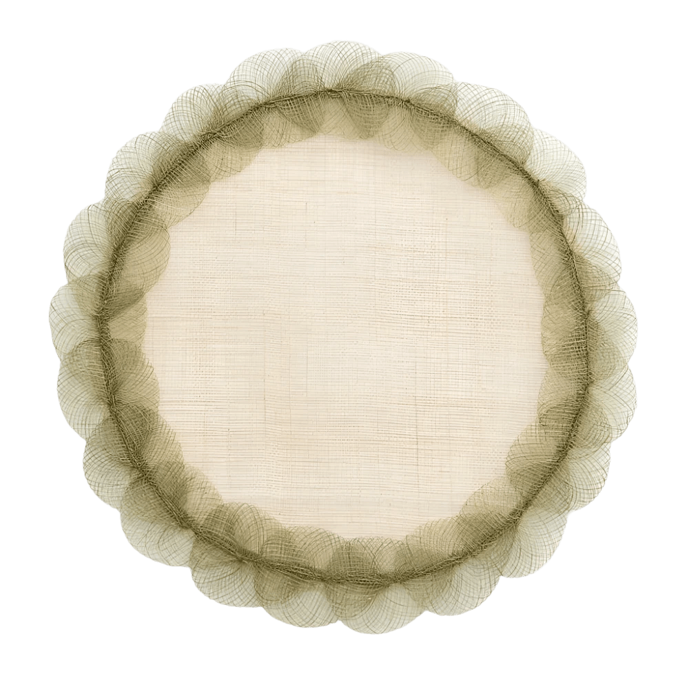 Fern Poplar Leaf Rice Paper Placemat Set of 4 - Hosted by Kelly Gaudreau