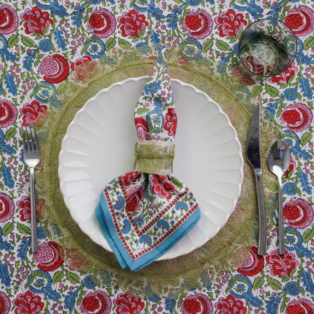 Fern Poplar Leaf Rice Paper Placemat Set of 4 - Hosted by Kelly Gaudreau