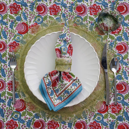 Fern Poplar Leaf Rice Paper Placemat Set of 4 - Hosted by Kelly Gaudreau