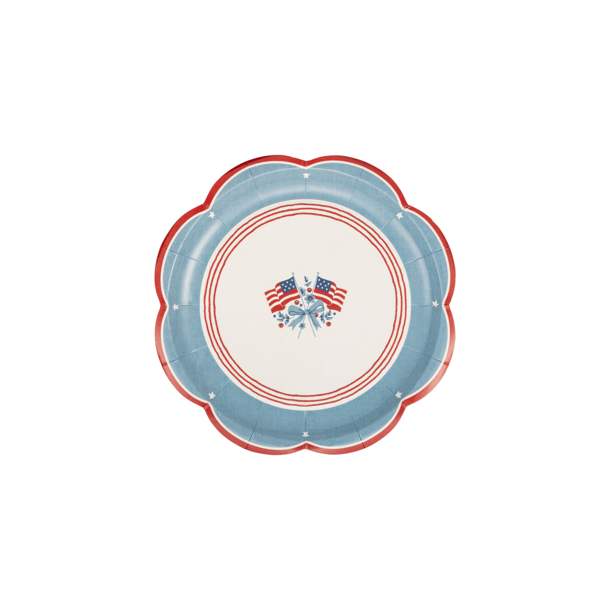 Flag Paper Plates - Pack of 8 - Hosted by Kelly Gaudreau