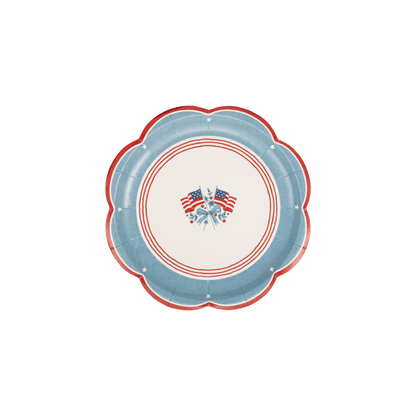 Flag Paper Plates - Pack of 8 - Hosted by Kelly Gaudreau