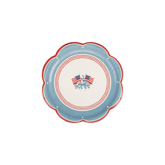 Flag Paper Plates - Pack of 8 - Hosted by Kelly Gaudreau