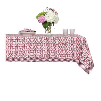 Fleur de Lis Rose Tablecloth - Hosted by Kelly Gaudreau