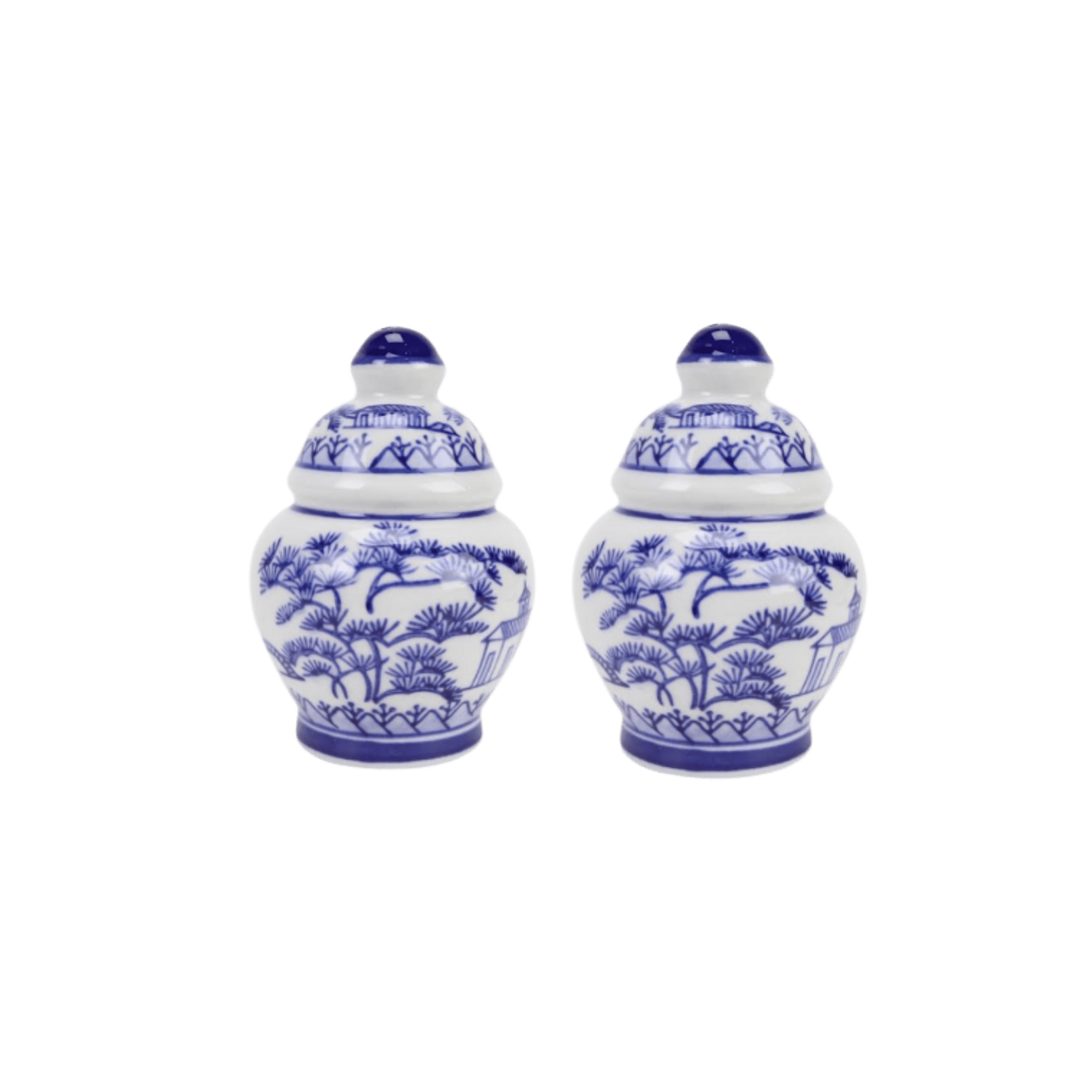 Floral and Village Salt and Pepper Shaker - Hosted by Kelly Gaudreau