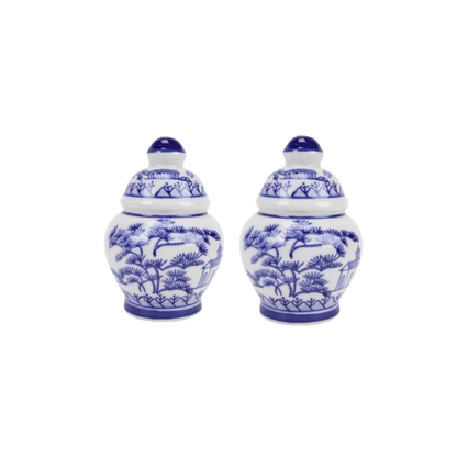 Floral and Village Salt and Pepper Shaker - Hosted by Kelly Gaudreau