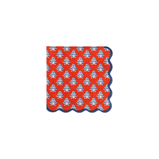 Floral Paper Cocktail Napkins - Pack of 24 - Hosted by Kelly Gaudreau