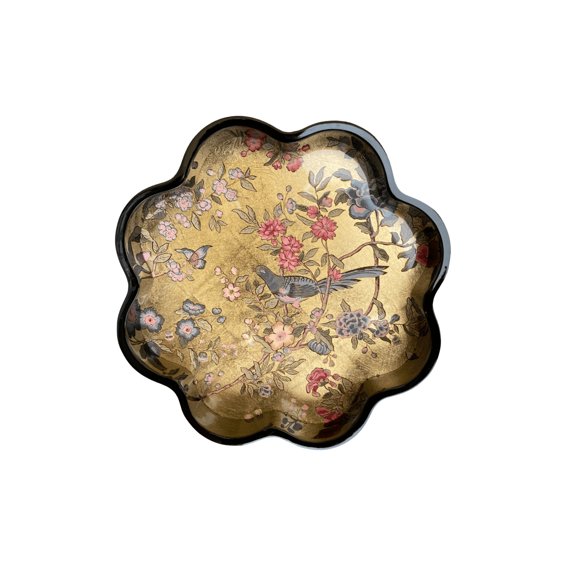 Flower - Shaped Lacquered Wooden Tray - Hosted by Kelly Gaudreau