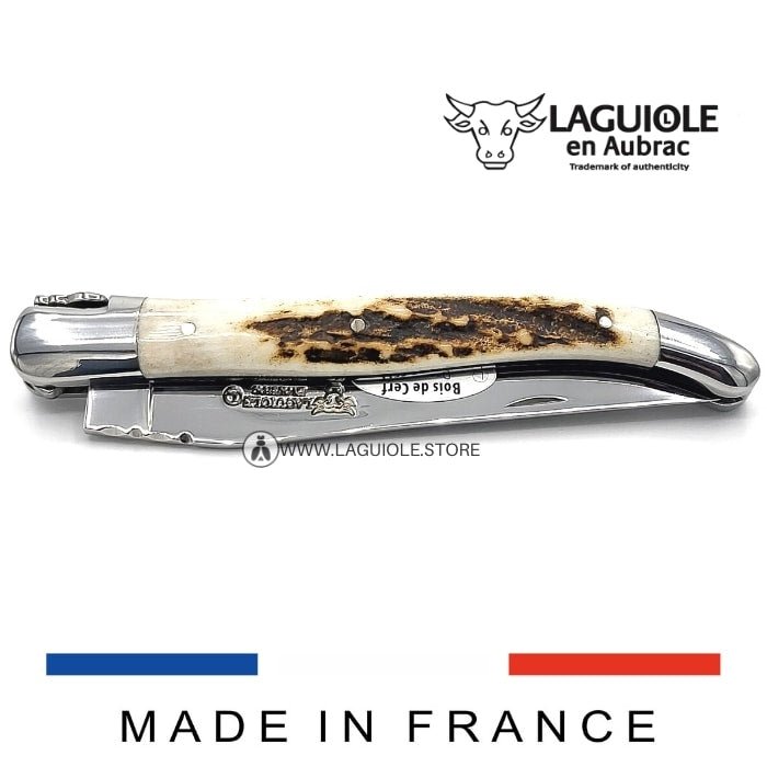 Forge de Laguiole Deer Antler Handle Pocket Knife - Hosted by Kelly Gaudreau