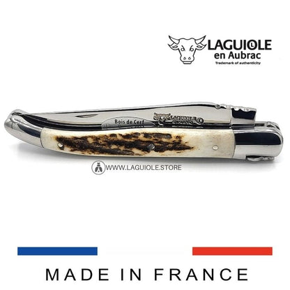 Forge de Laguiole Deer Antler Handle Pocket Knife - Hosted by Kelly Gaudreau