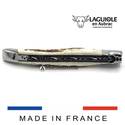 Forge de Laguiole Deer Antler Handle Pocket Knife - Hosted by Kelly Gaudreau