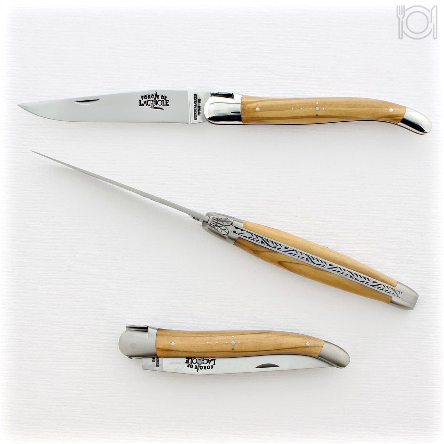 Forge de Laguiole Olive Wood Pocket Knife - Hosted by Kelly Gaudreau