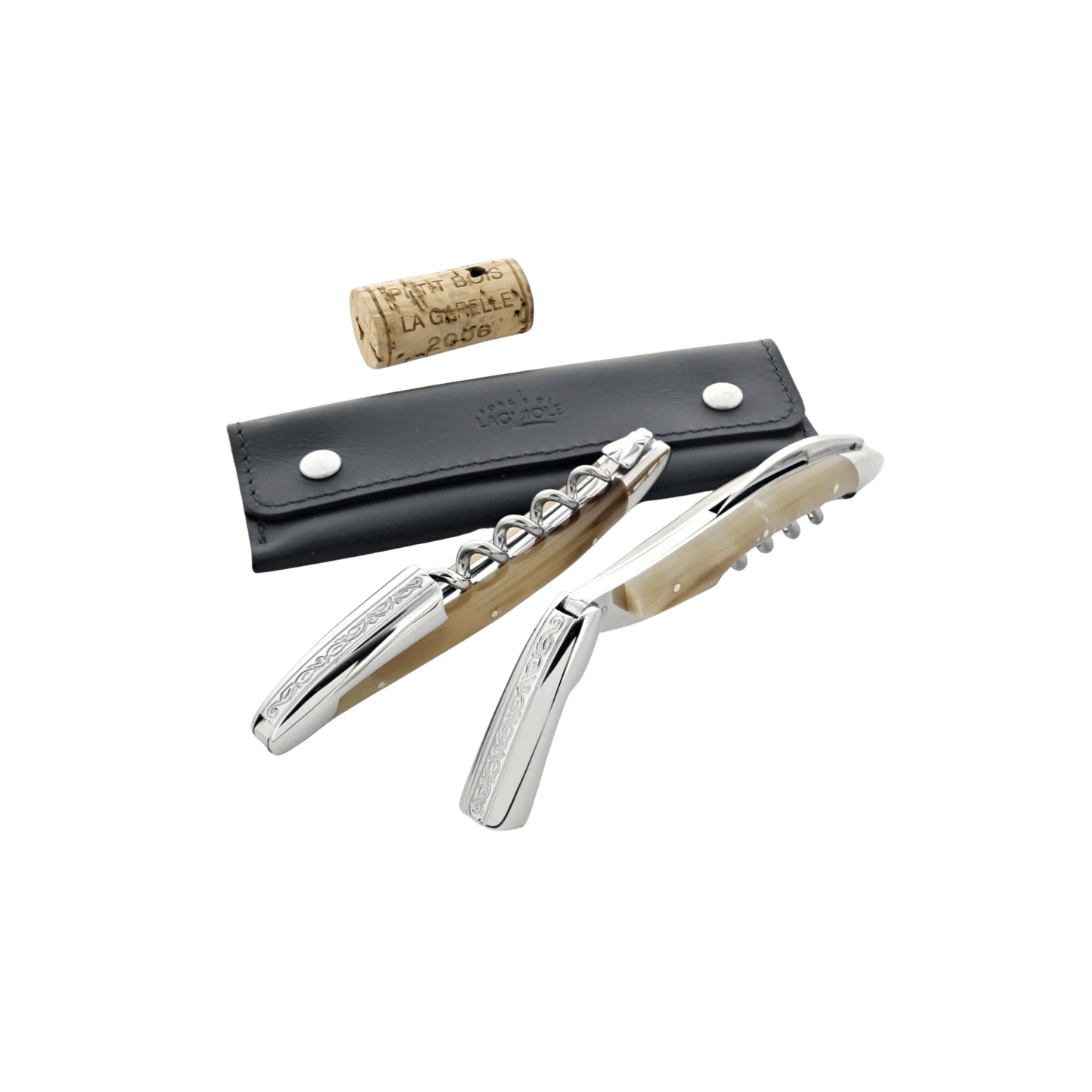 Forge de Laguiole Pinot Noir Light Horn Handle Corkscrew - Hosted by Kelly Gaudreau