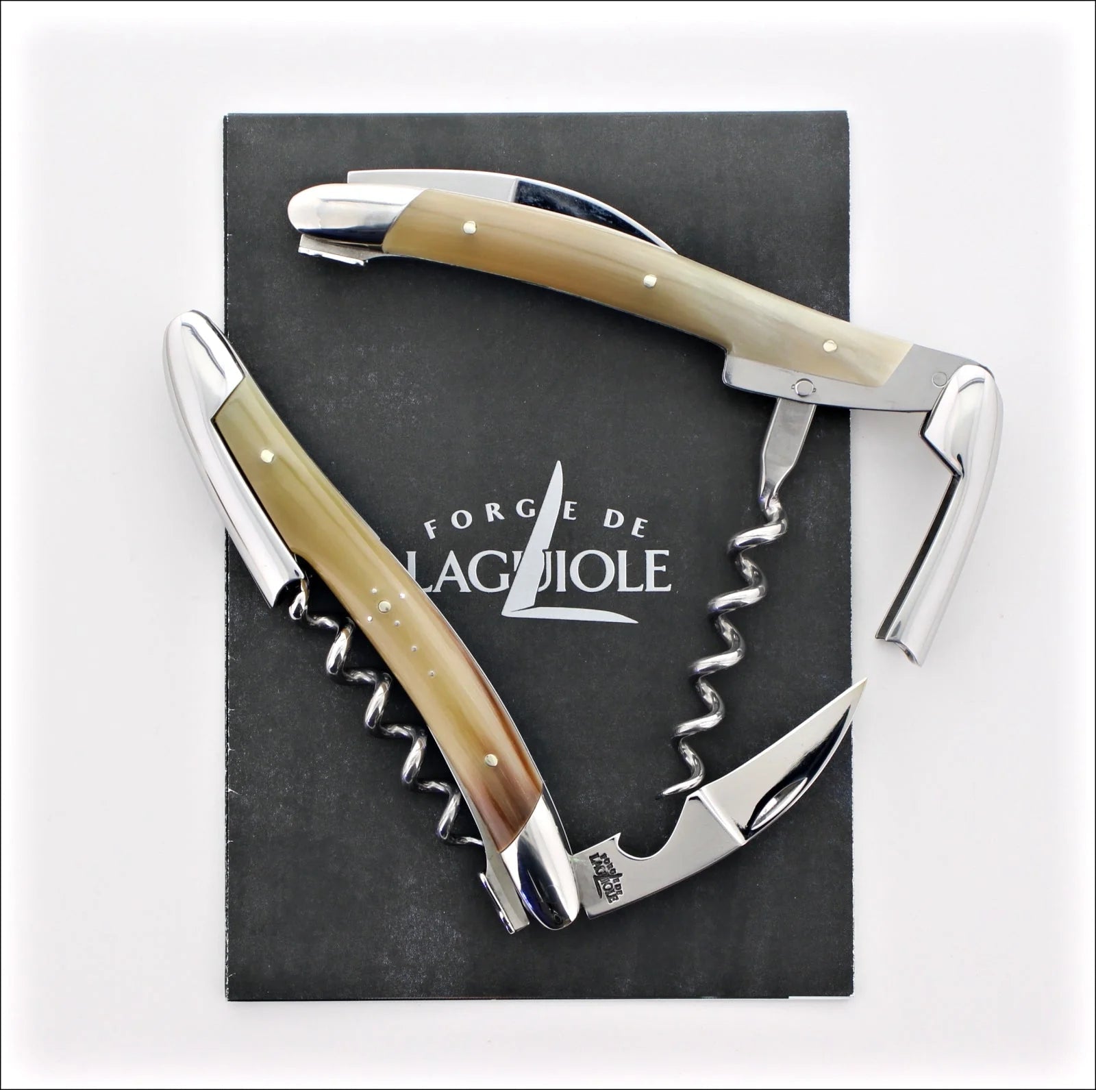 Forge de Laguiole Pinot Noir Light Horn Handle Corkscrew - Hosted by Kelly Gaudreau