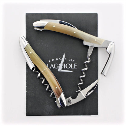 Forge de Laguiole Pinot Noir Light Horn Handle Corkscrew - Hosted by Kelly Gaudreau