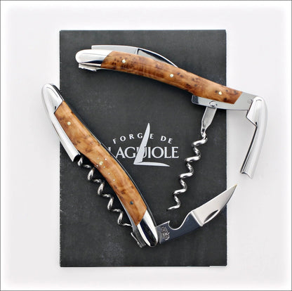Forge de Laguiole Pinot Noir Thuya Handle Corkscrew - Hosted by Kelly Gaudreau