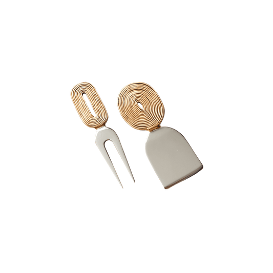 Formaggio Trance Cheese Knives - Set of 2 - Hosted by Kelly Gaudreau