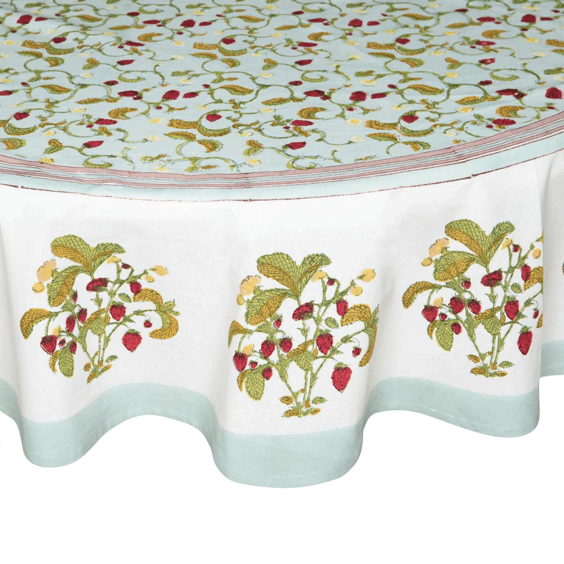 French Tablecloth - Strawberry Blue - Hosted by Kelly Gaudreau