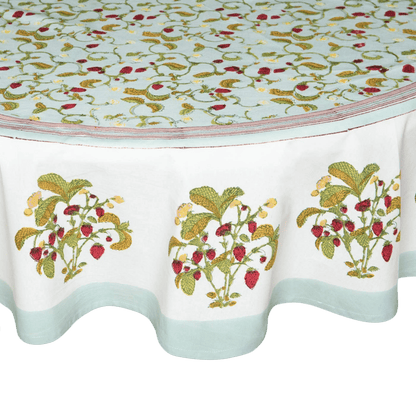 French Tablecloth - Strawberry Blue - Hosted by Kelly Gaudreau
