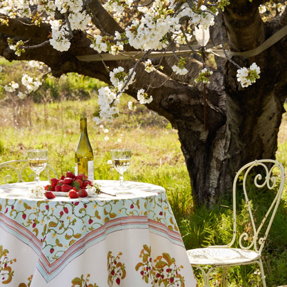 French Tablecloth - Strawberry Blue - Hosted by Kelly Gaudreau