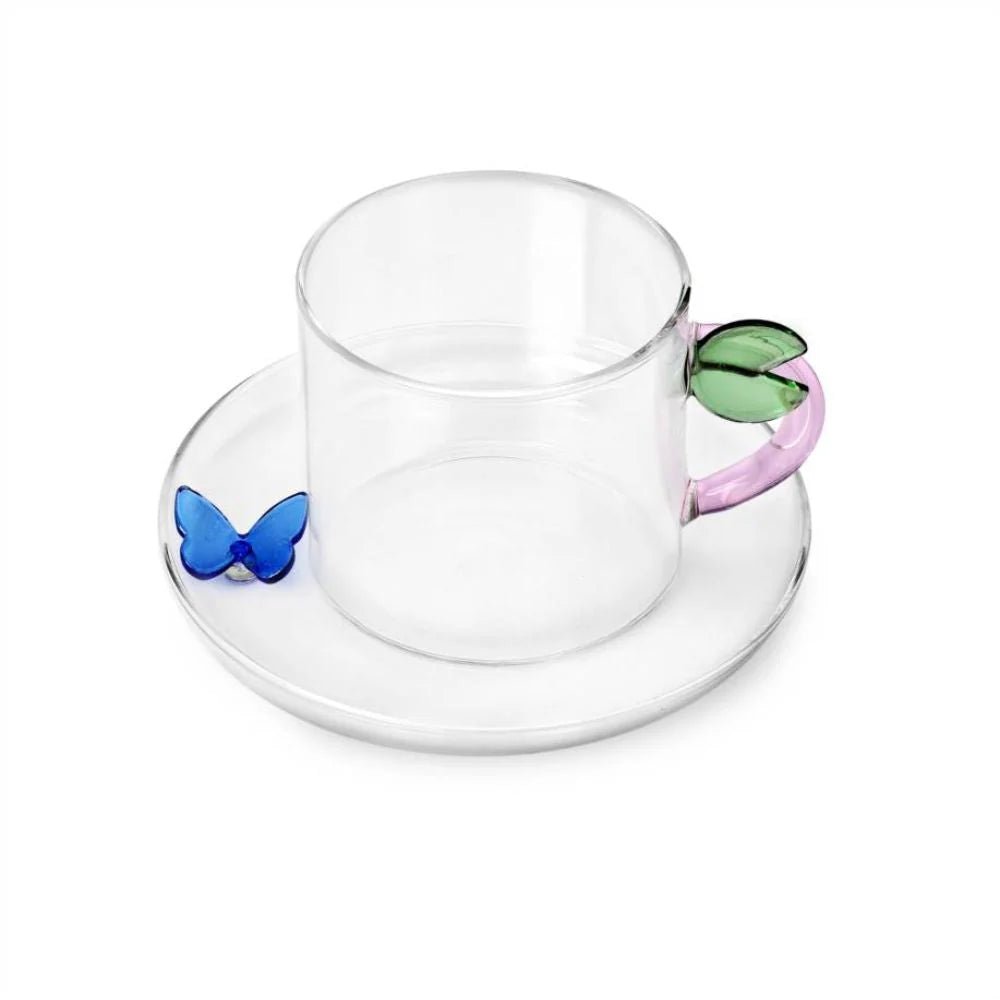 Fruits & Flowers - Teacup with Saucer Butterfly - Hosted by Kelly Gaudreau