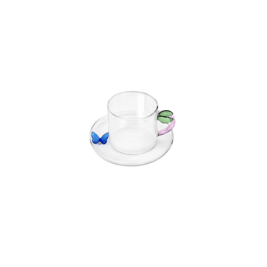 Fruits & Flowers - Teacup with Saucer Butterfly - Hosted by Kelly Gaudreau