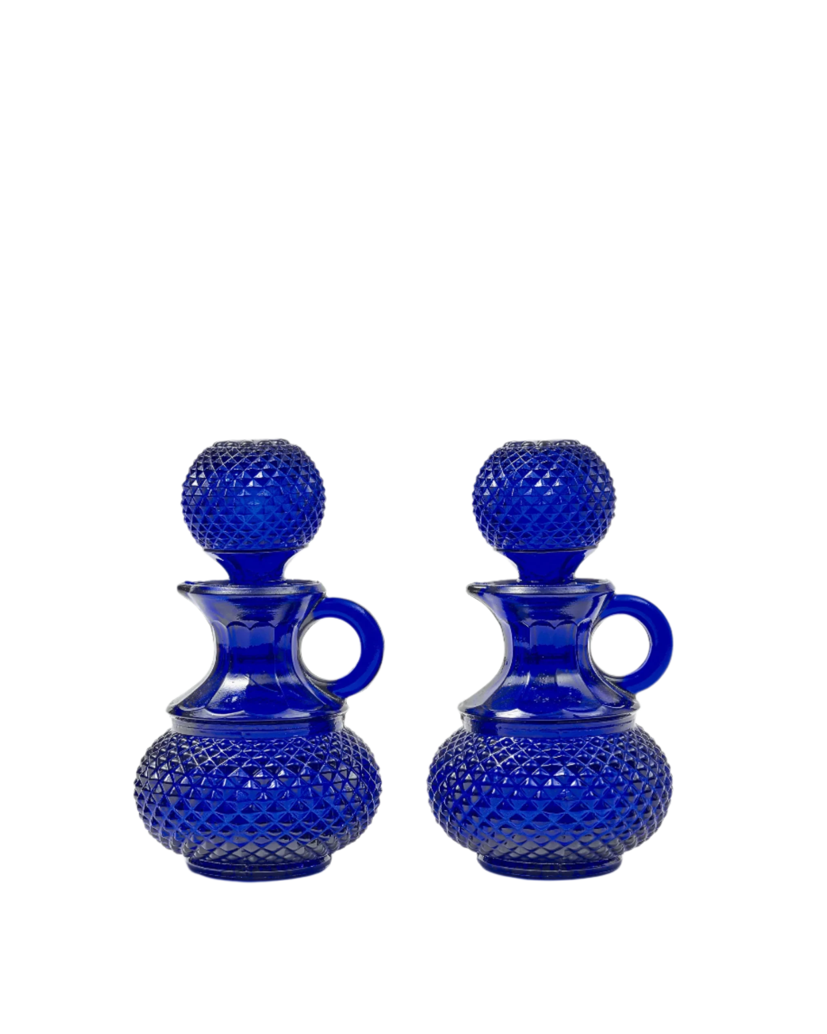 Galeano Oil and Vinegar Bottle in Blue - Hosted by Kelly Gaudreau