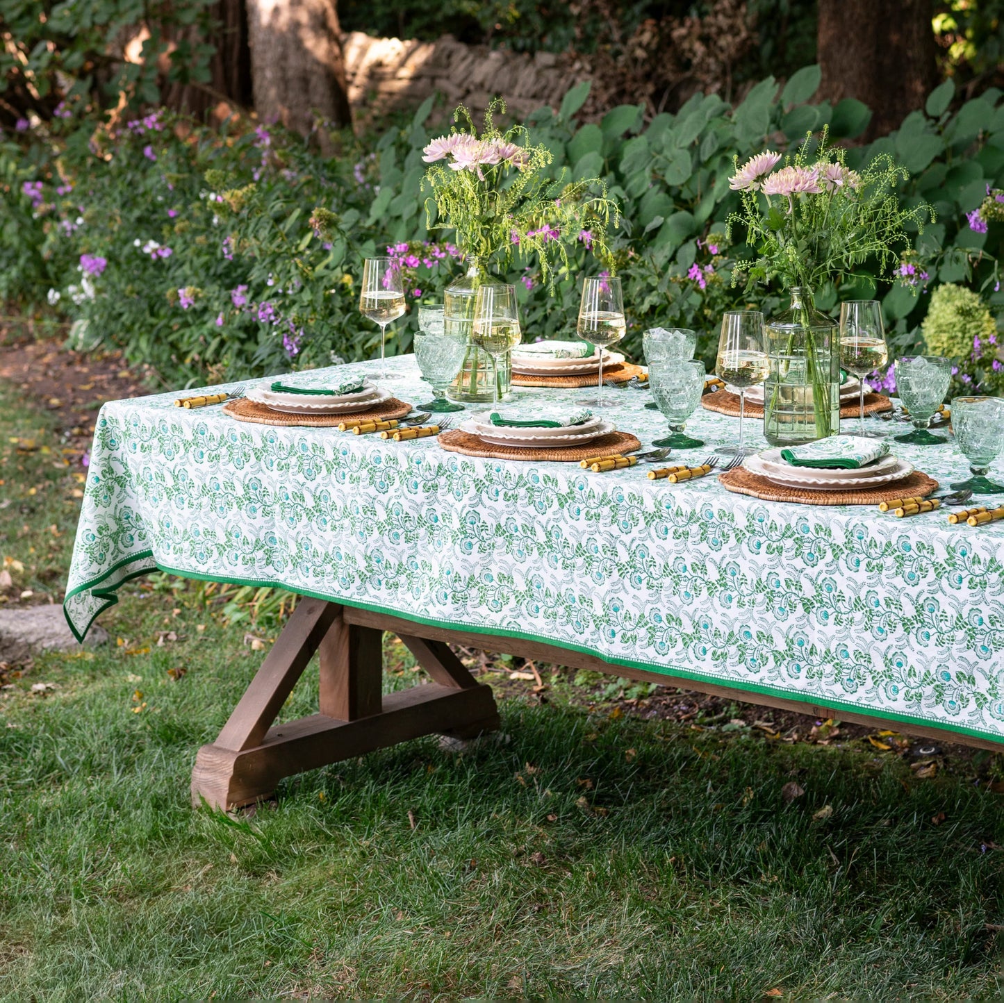 Gardenia Vine Tablecloth - Hosted by Kelly Gaudreau