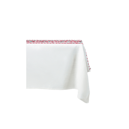 Geranio Embroidered Rectangular Tablecloth - Hosted by Kelly Gaudreau