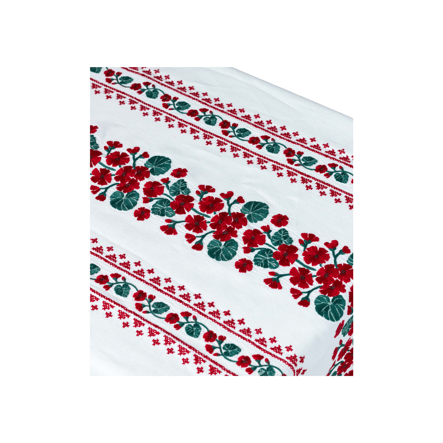 Geranio Embroidered Rectangular Tablecloth - Hosted by Kelly Gaudreau