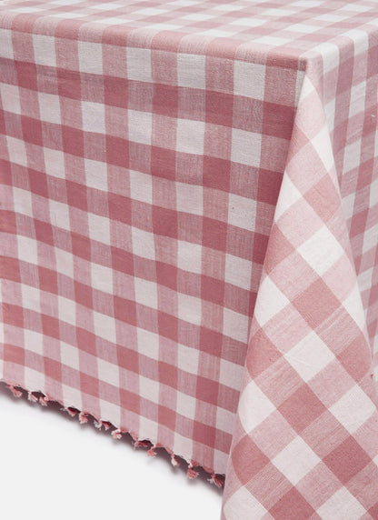 Gingham Tablecloth in Rosa - Hosted by Kelly Gaudreau