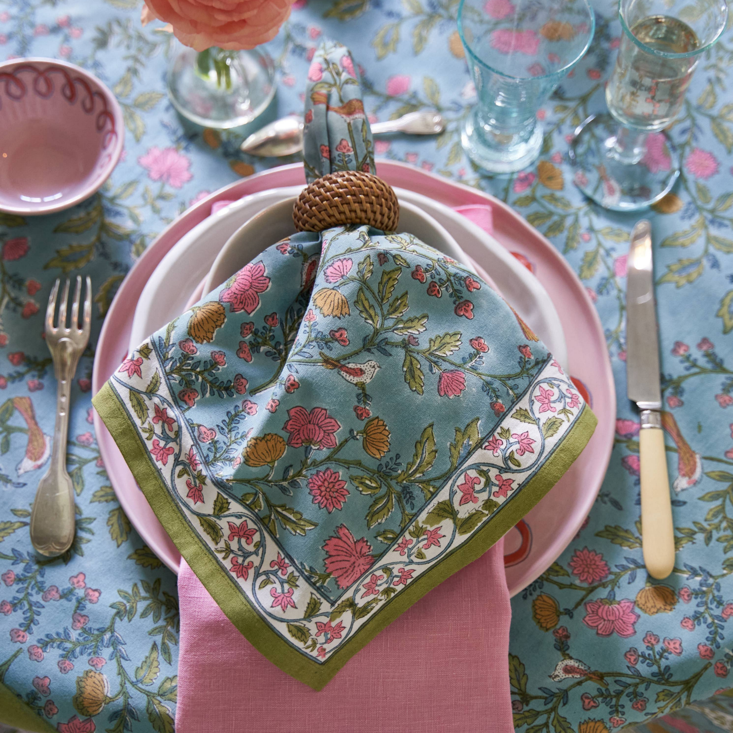 Giverny Multi Napkins - Set of 4 - Hosted by Kelly Gaudreau