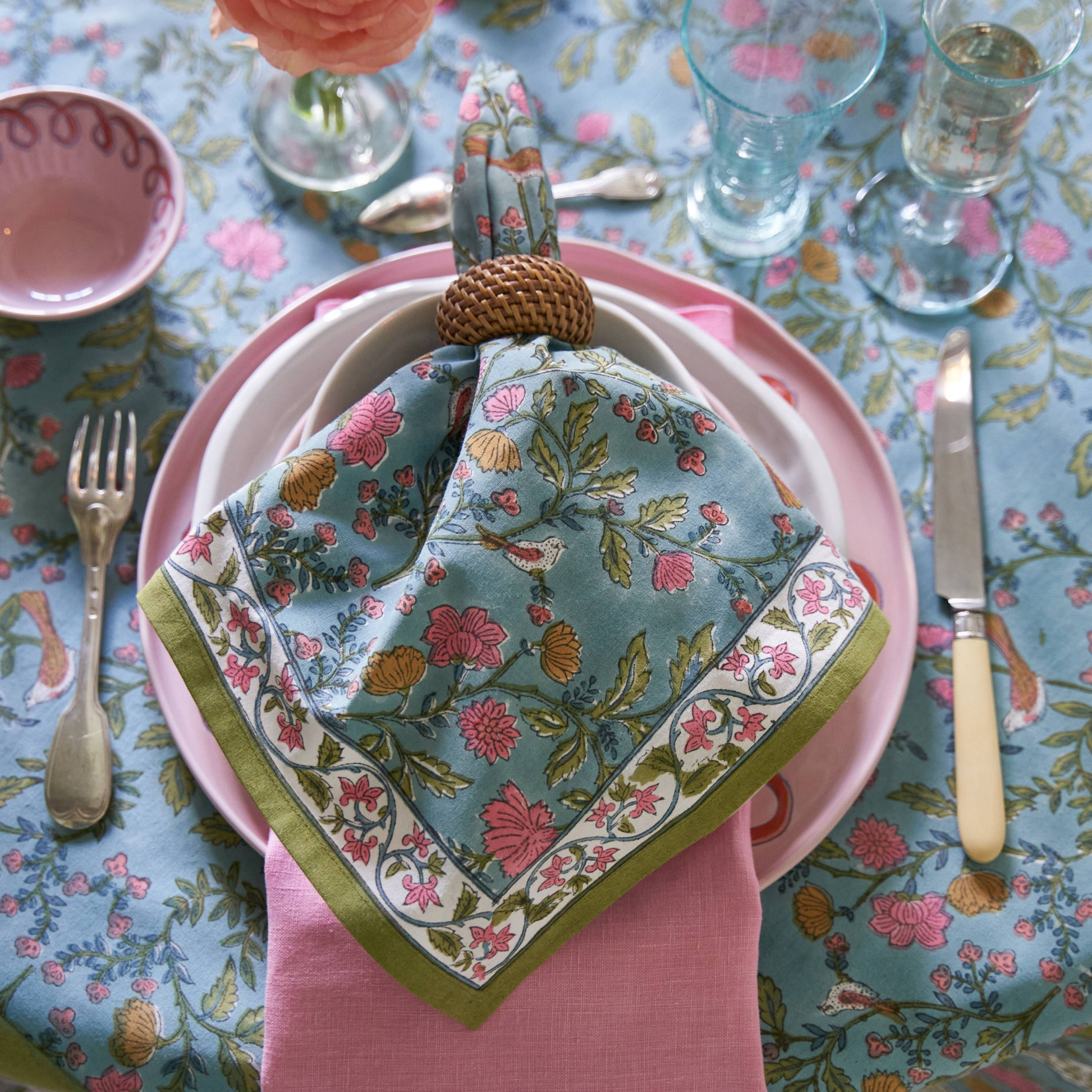 Giverny Multi Napkins - Set of 4 - Hosted by Kelly Gaudreau