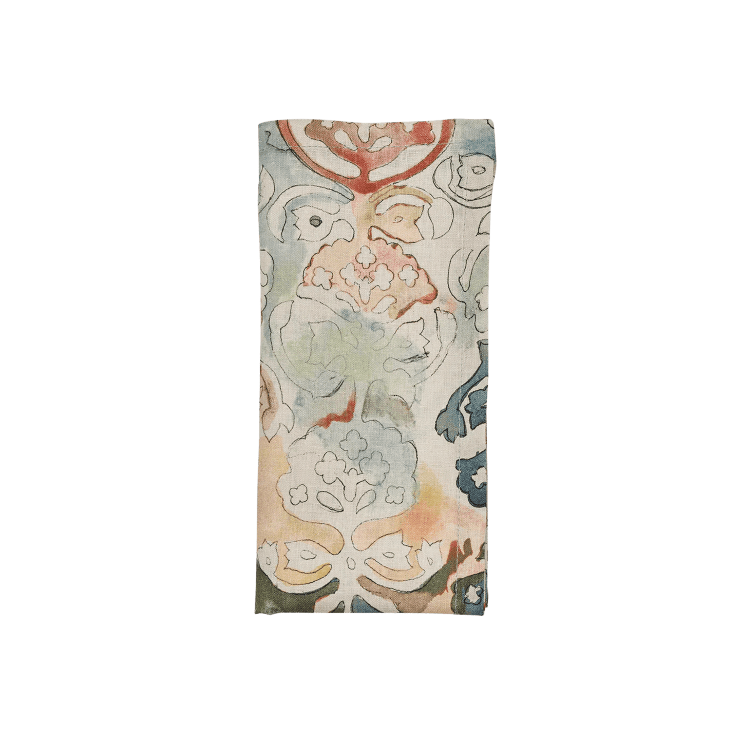 Giverny Napkin in Multi - Set of 4 - Hosted by Kelly Gaudreau