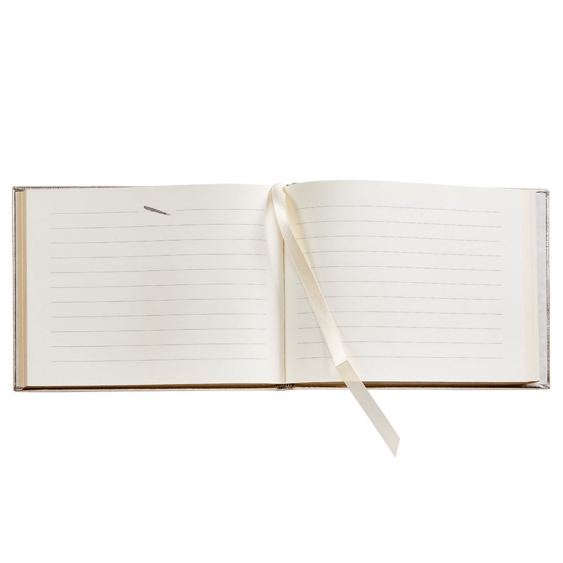 Goatskin Leather Guest Book - Hosted by Kelly Gaudreau