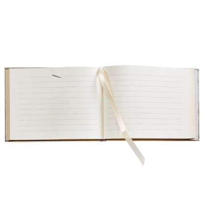Goatskin Leather Guest Book - Hosted by Kelly Gaudreau