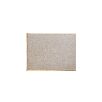 Goatskin Leather Guest Book - Hosted by Kelly Gaudreau